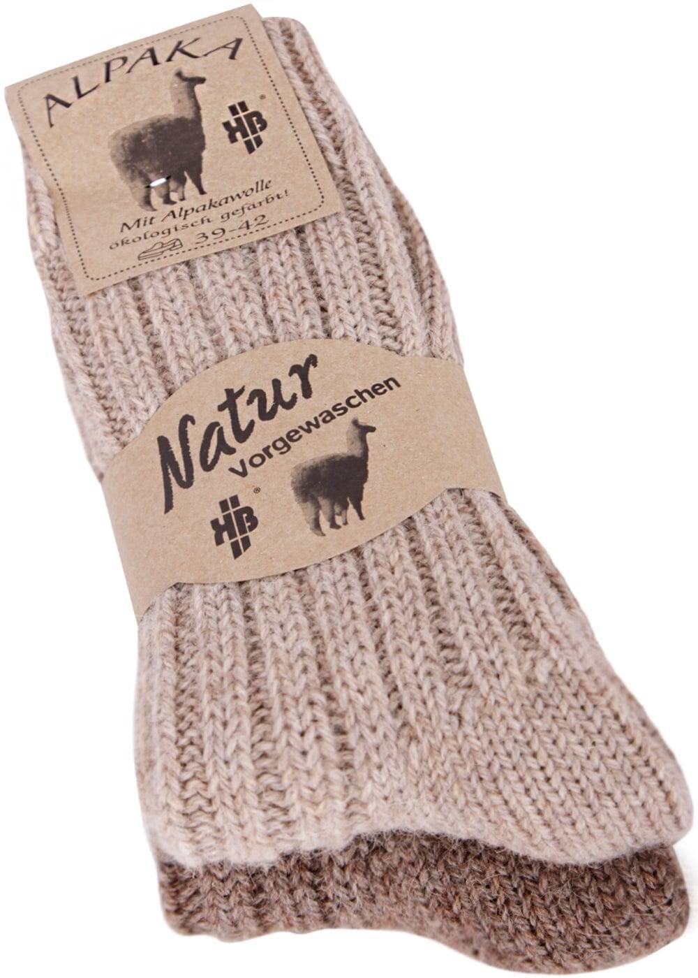 ﻿KB Socken Alpakasocken dick gestrickt - 2 Paar Jubiläumsangebot