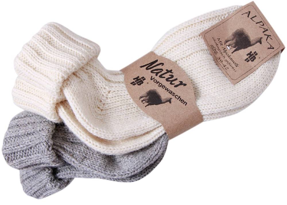 KB Socken Alpakasocken Umschlag - nicht festgenäht Neueste Mode