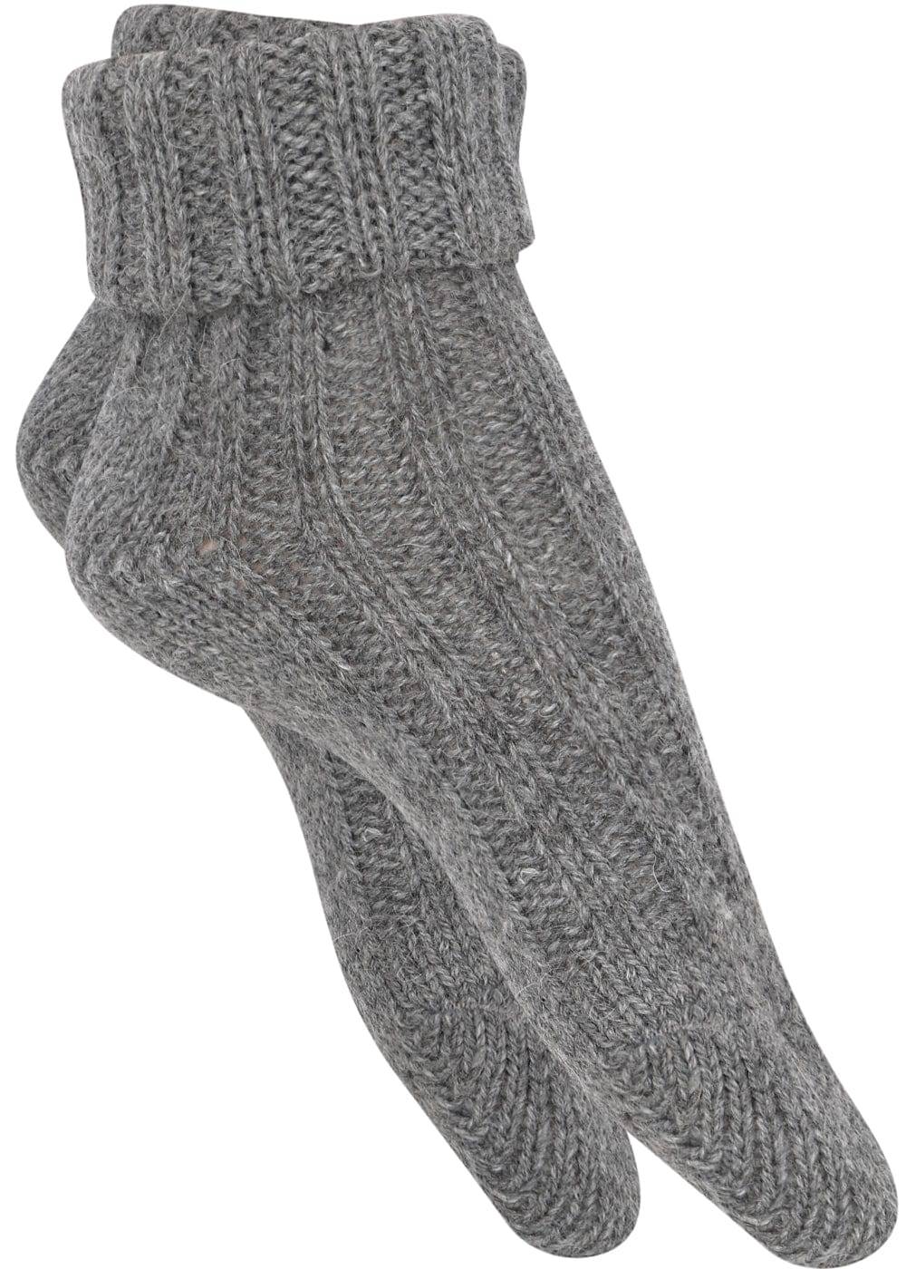 KB Socken Alpakasocken mit Umschlag dickgestrickt - 2 Paar Zeitlich begrenztes Angebot