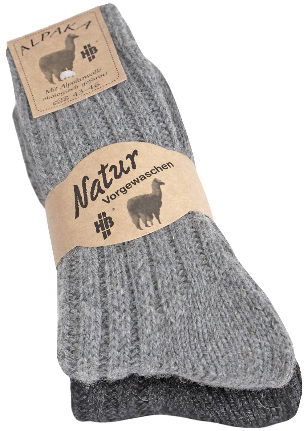 KB Socken Alpakasocken dick gestrickt - 2 Paar Blitzangebot