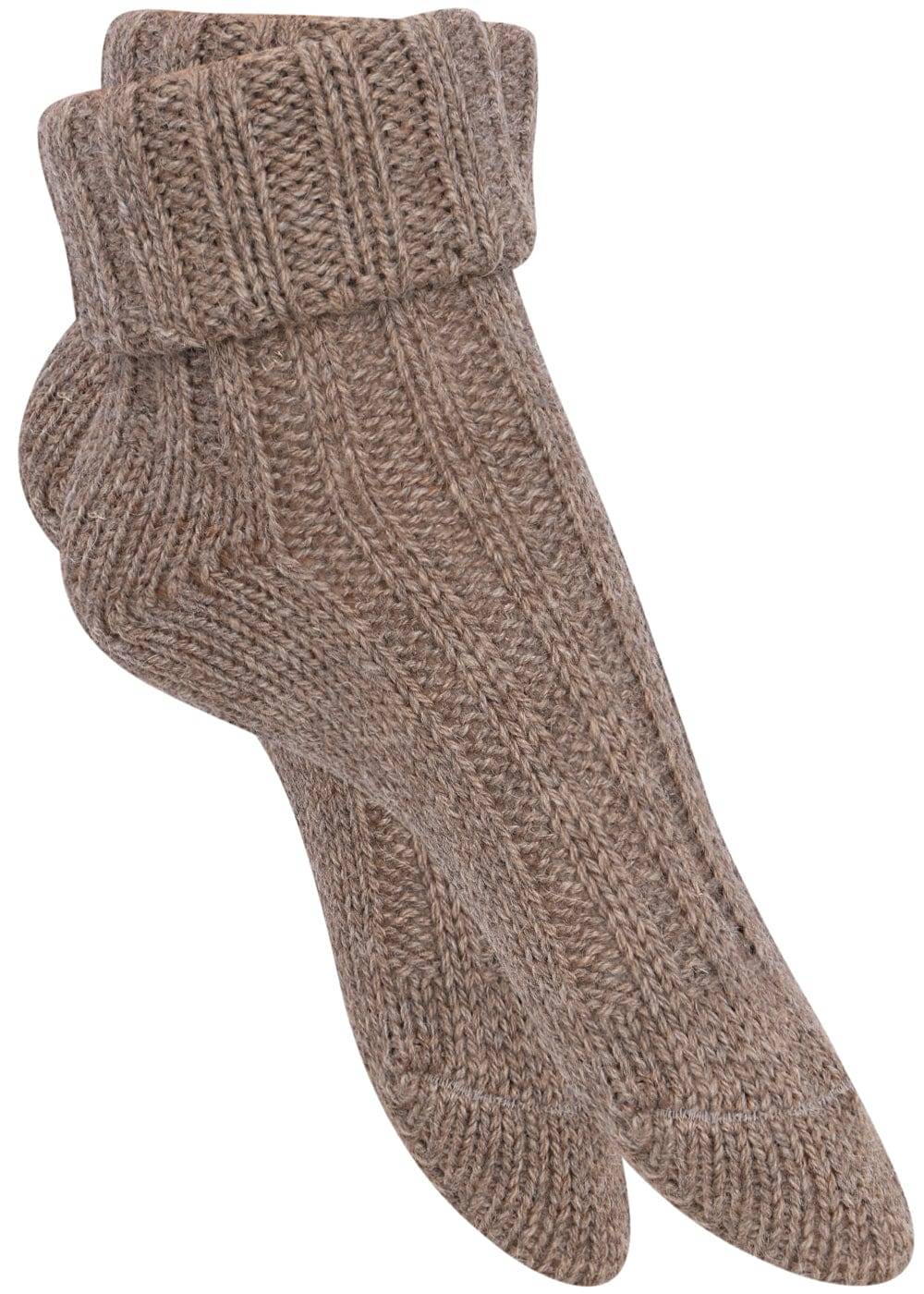 KB Socken Alpakasocken mit Umschlag dickgestrickt - 2 Paar Große Rabatte