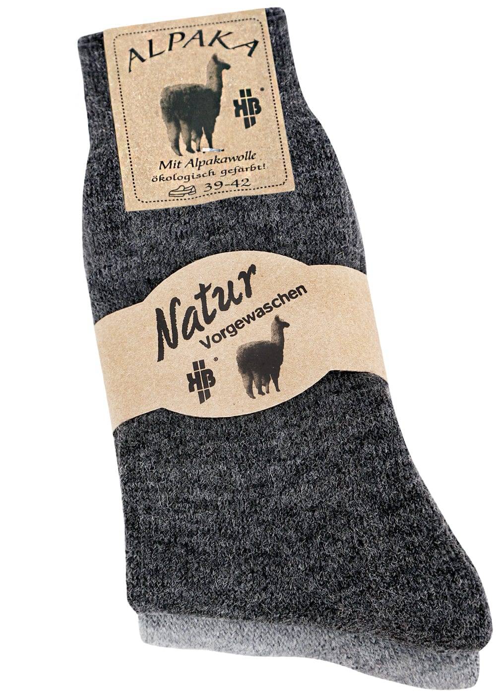 KB Socken Alpaka Thermosocken grau - 2 Paar Saisonale Angebote