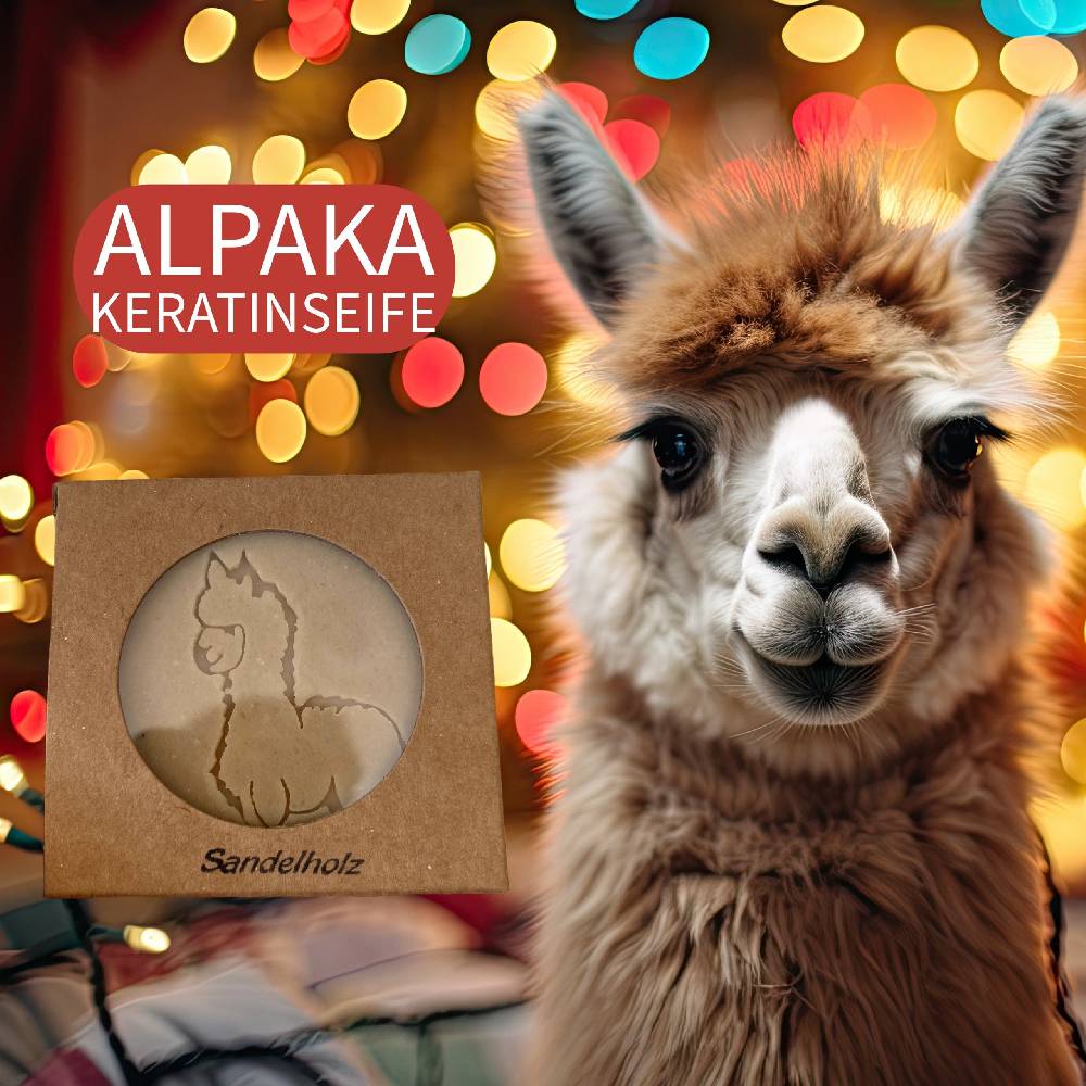 KB Socken Weihnachtliche Geschenkbox inklusive 2 Paar Alpakasocken, einer Alpakakeratinseife und einer Weihnachtskarte Tägliche Deals