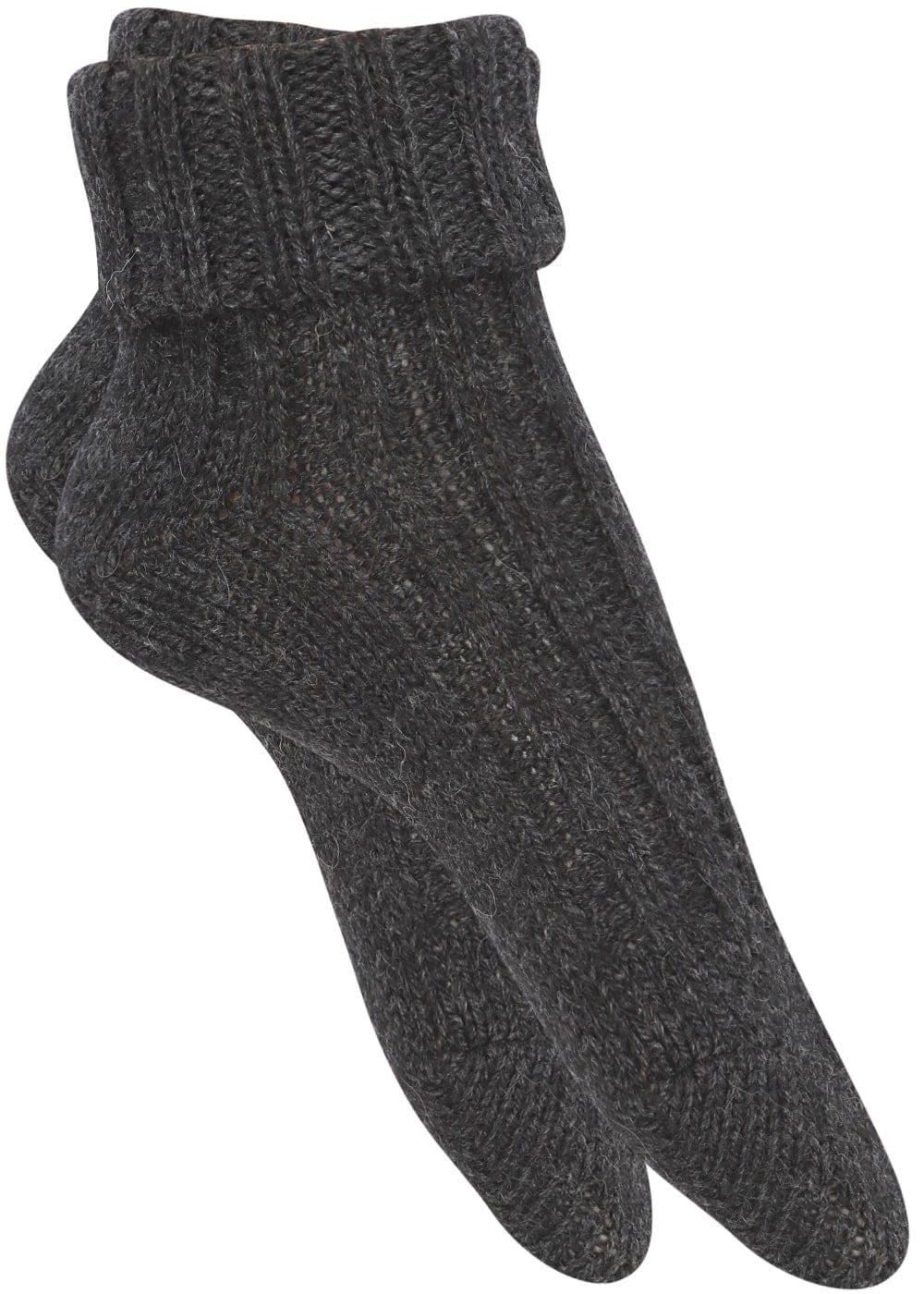 KB Socken Alpakasocken mit Umschlag dickgestrickt - 2 Paar Wochenangebot