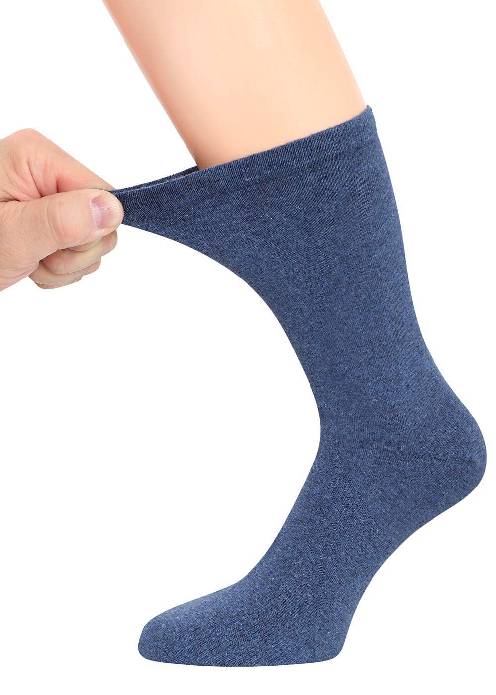 KB Socken Diabetikersocken extra weit dehnbar - Damen Herren - blau 6 Paar Speichern exportieren