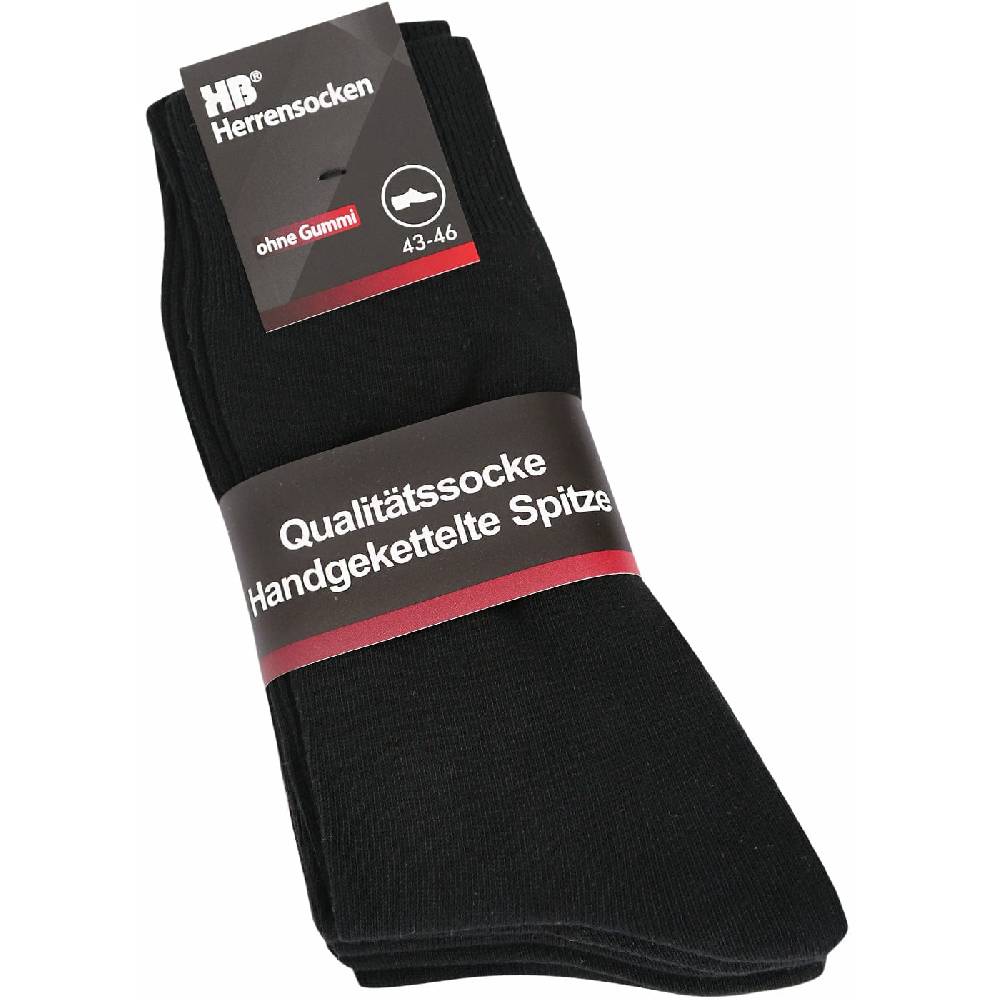 KB Socken Herrensocken schwarz - Diabetiker geeignet - 10 Paar Günstiger Verkauf