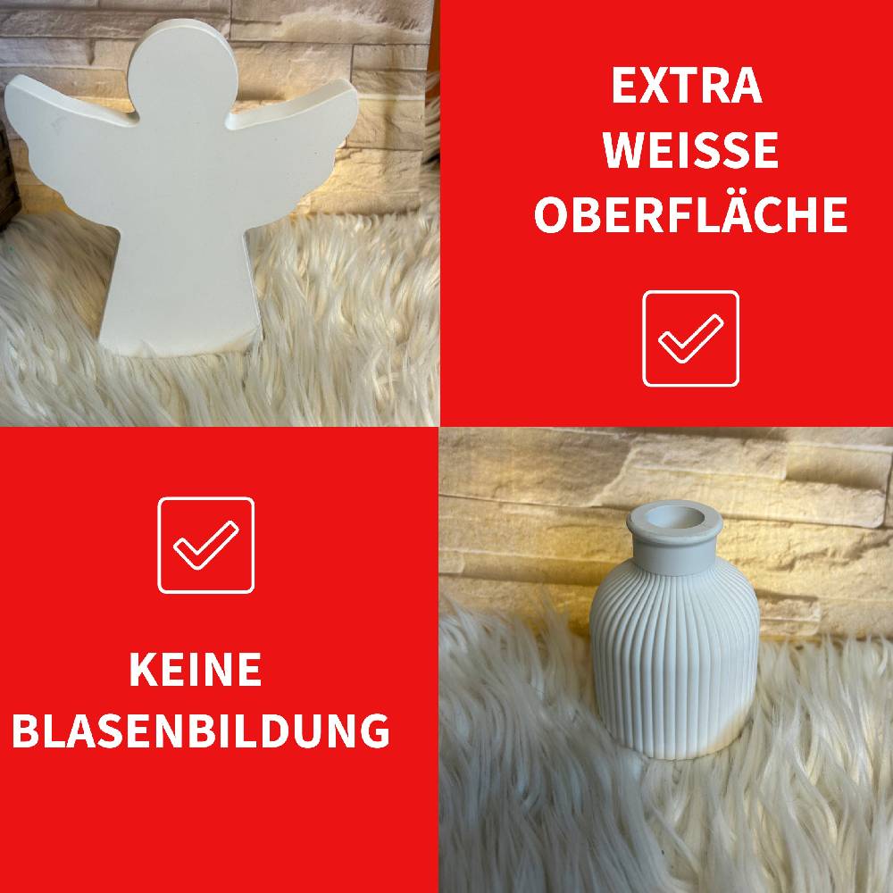 KB Socken KERAflott Reliefgießpulver weiß 5 kg Sack Neueste Mode