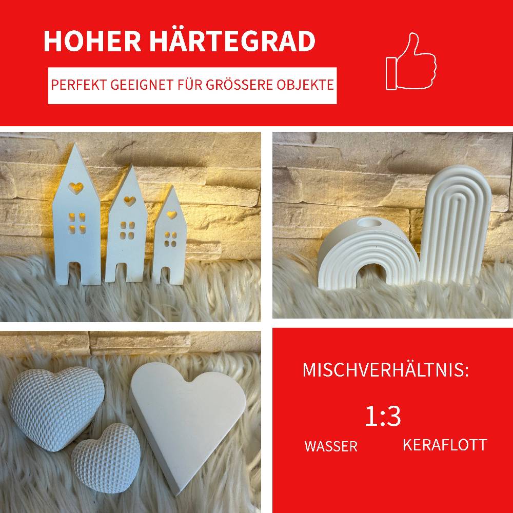 KB Socken KERAflott Reliefgießpulver weiß 5 kg Sack Neueste Mode