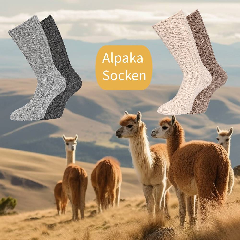 KB Socken Geschenkbox direkt zum Verschenken - Alpaka Socken und Alpaka Seife Bis zu 60% Rabatt