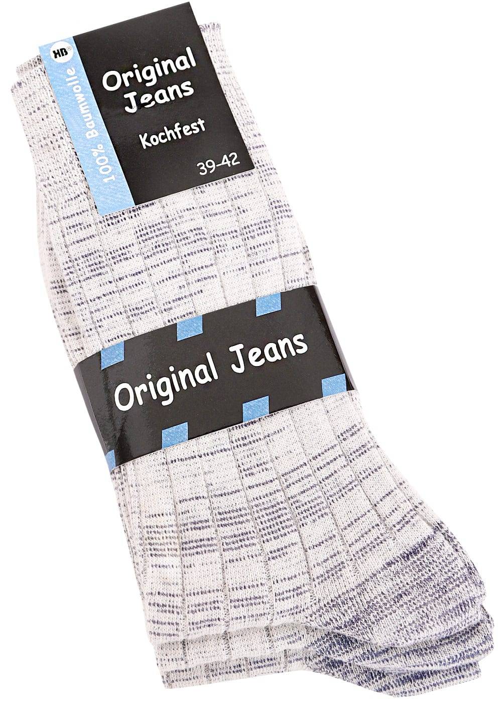 KB Socken Jeanssocken Graumeliert - 5 Paar Outlet