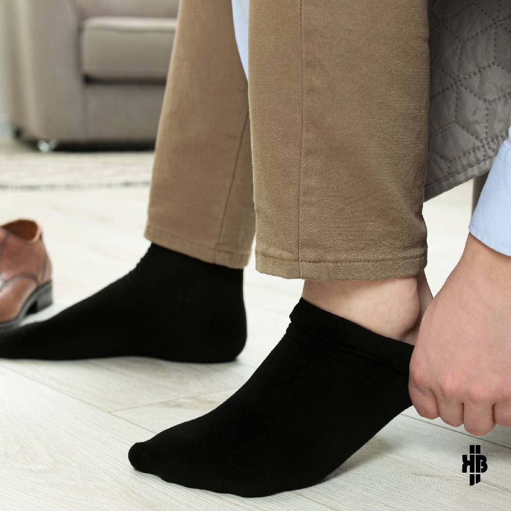 KB Socken Herren Sneakersocken schwarz - 10 Paar Auslauf
