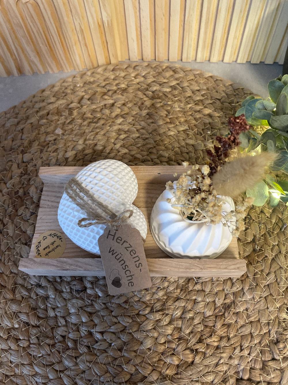 KB Socken Tablett Set mit Pustekuchen und Herz-Geschenk Set Damen Handmade Günstiger Verkauf