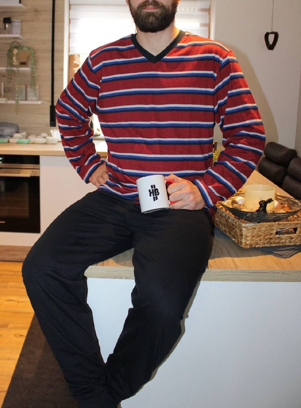KB Socken Herren Schlafanzug lang gestreift - 100% Baumwolle Bis zu 65% Rabatt