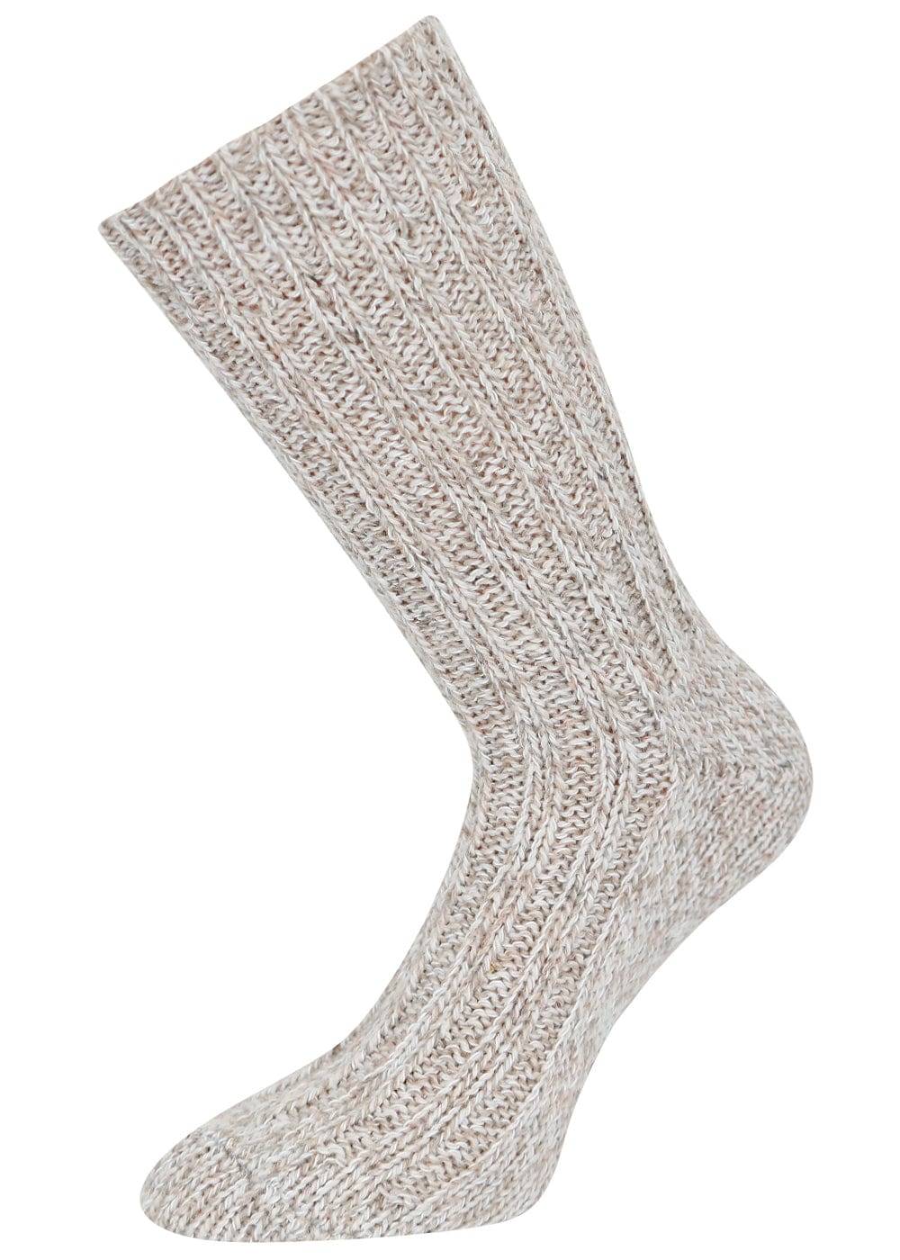 KB Socken Norwegersocken Beige - 2 Paar Auslauf