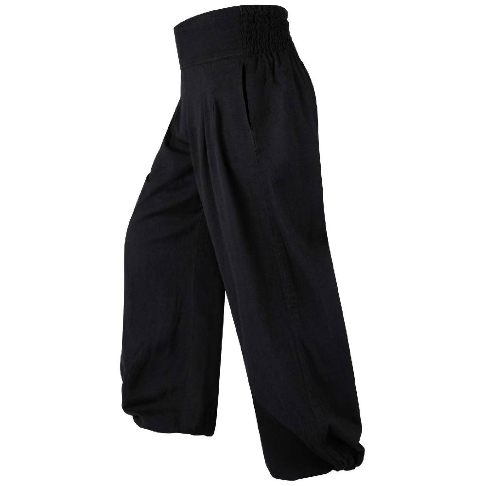 Kunst Und Magie KUNST UND MAGIE Yogahose Pumphose Pluderhose mehrfarbig aus Baumwolle lang Lagerräumung