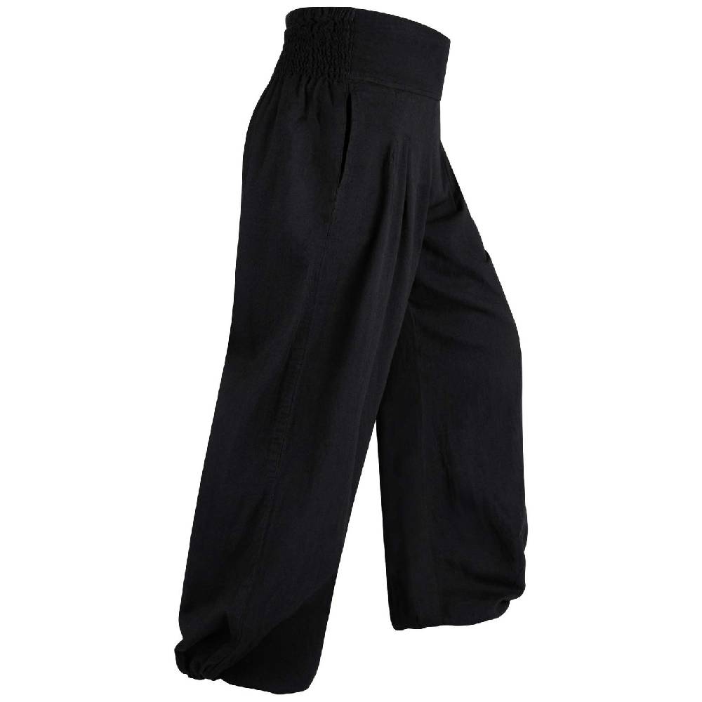 Kunst Und Magie KUNST UND MAGIE Yogahose Pumphose Pluderhose mehrfarbig aus Baumwolle lang Lagerräumung