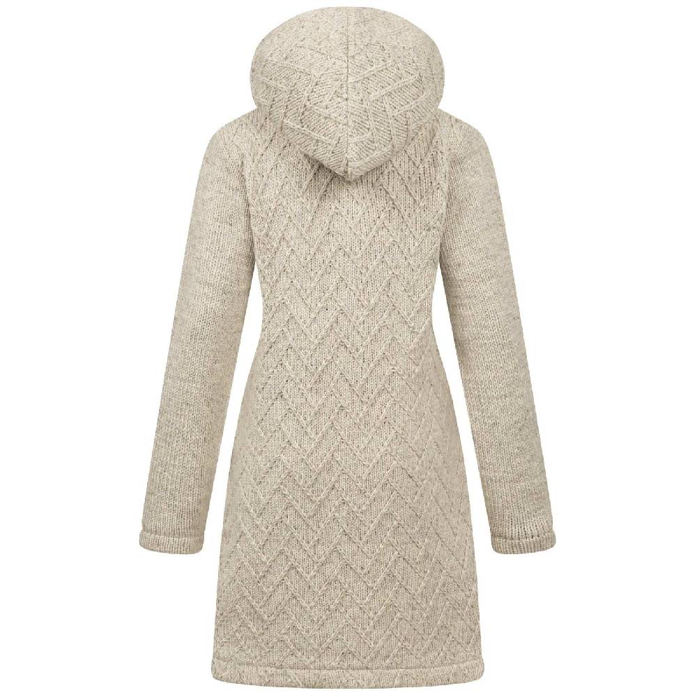 Kunst Und Magie ALMHUBER Klassische Damen Strickjacke Kurzmantel Winter Mantel Wolle Jacke Wollmantel Kapuze Heißer Verkauf