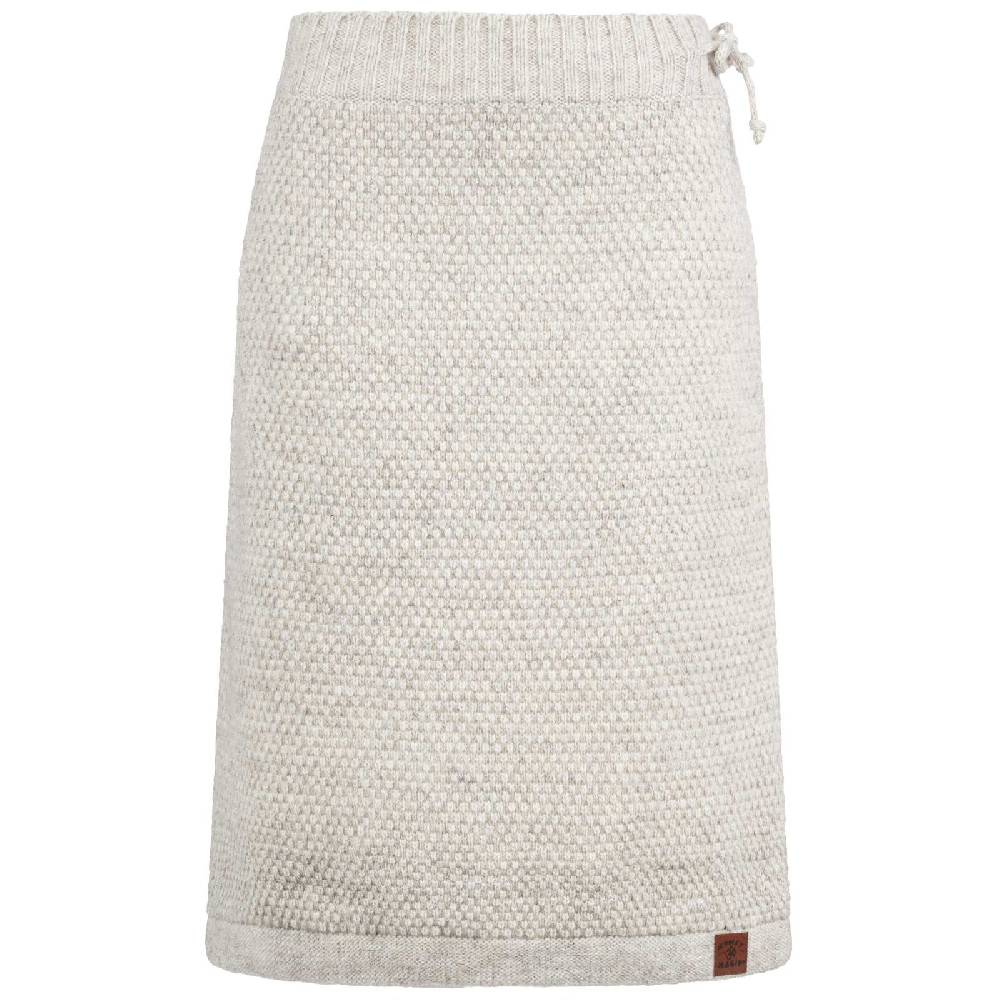 Kunst Und Magie Langer Strickrock Winter Woll Rock mit klassischem Waffel-Muster Wolle Boho Neueste Mode