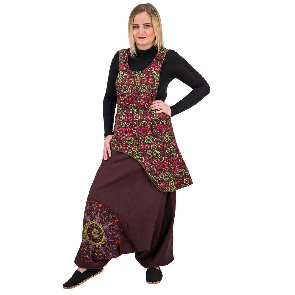 Kunst Und Magie Latzhose Haremshose Jumpsuit Hose Psy Goa 70er Overall Hippie Boho Ibiza Style Online Outlet