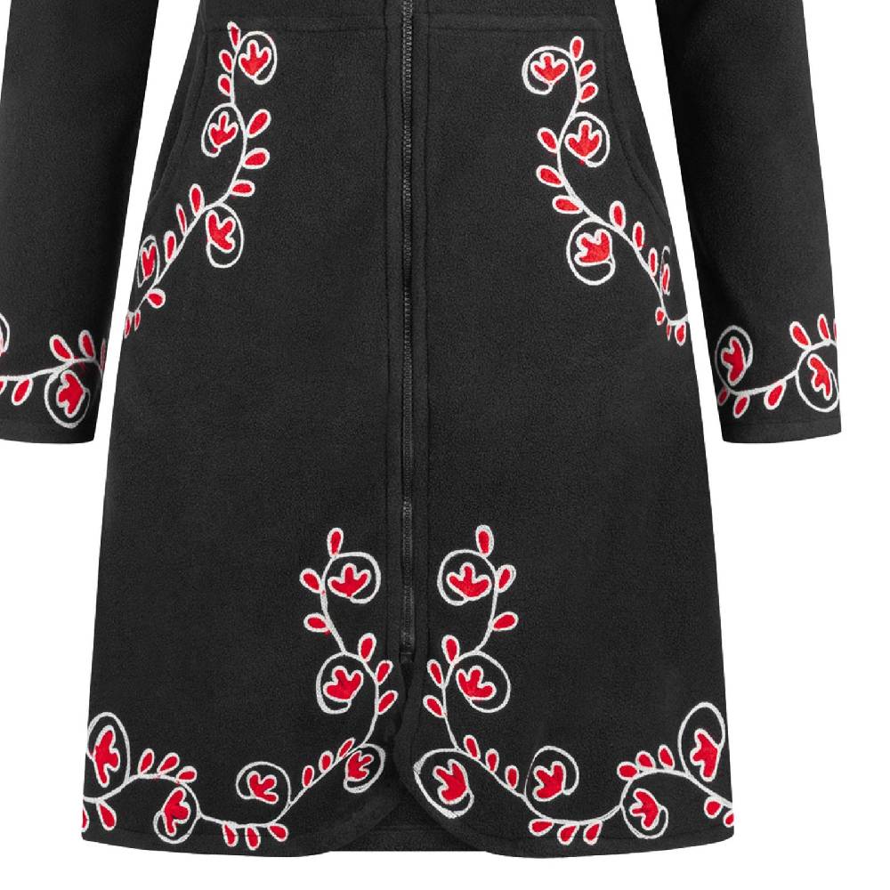 Kunst Und Magie Kunst und Magie Damenmantel aus Fleece Boho Fleece Jacke Bestseller