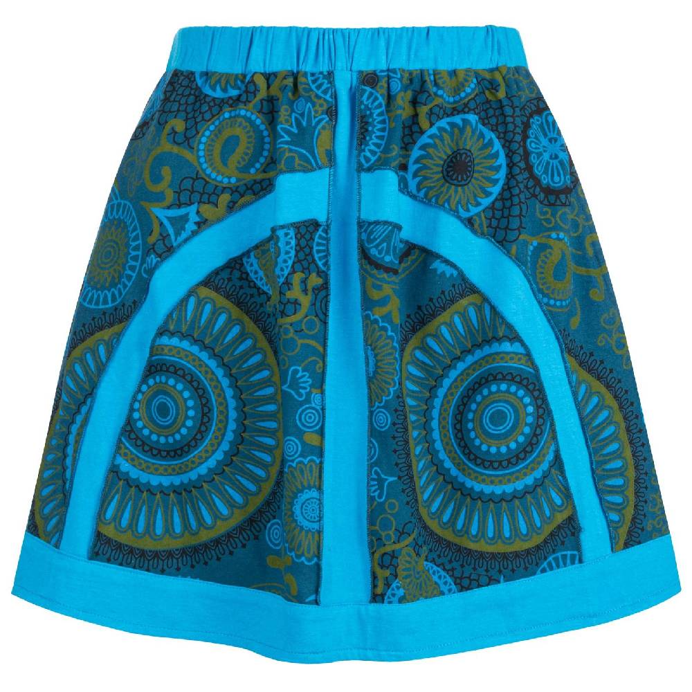 Kunst Und Magie Kunst und Magie Bunter Damen Rock kurzer Boho Rock Hippie Goa Sonderangebote