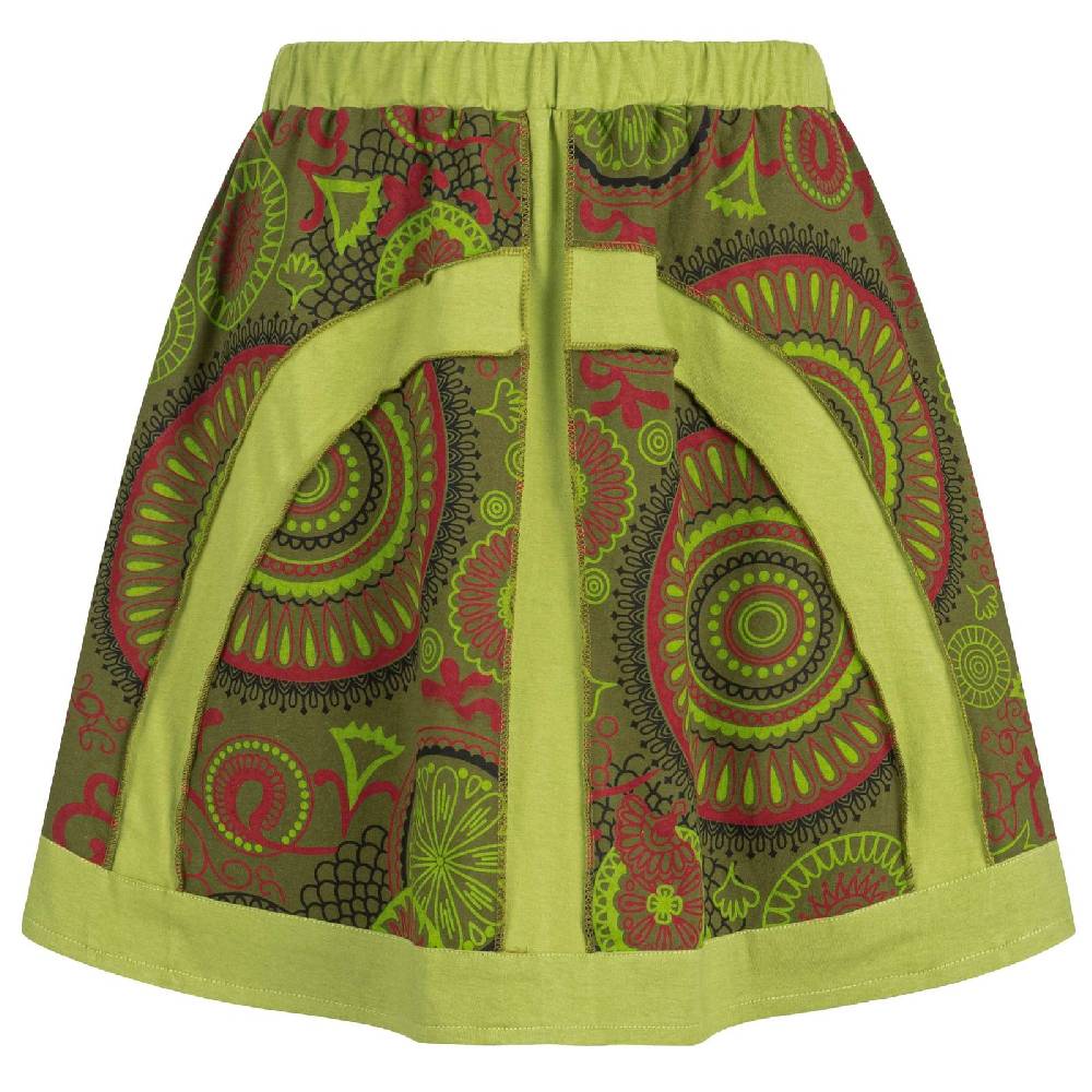 Kunst Und Magie Kunst und Magie Bunter Damen Rock kurzer Boho Rock Hippie Goa Sonderangebote