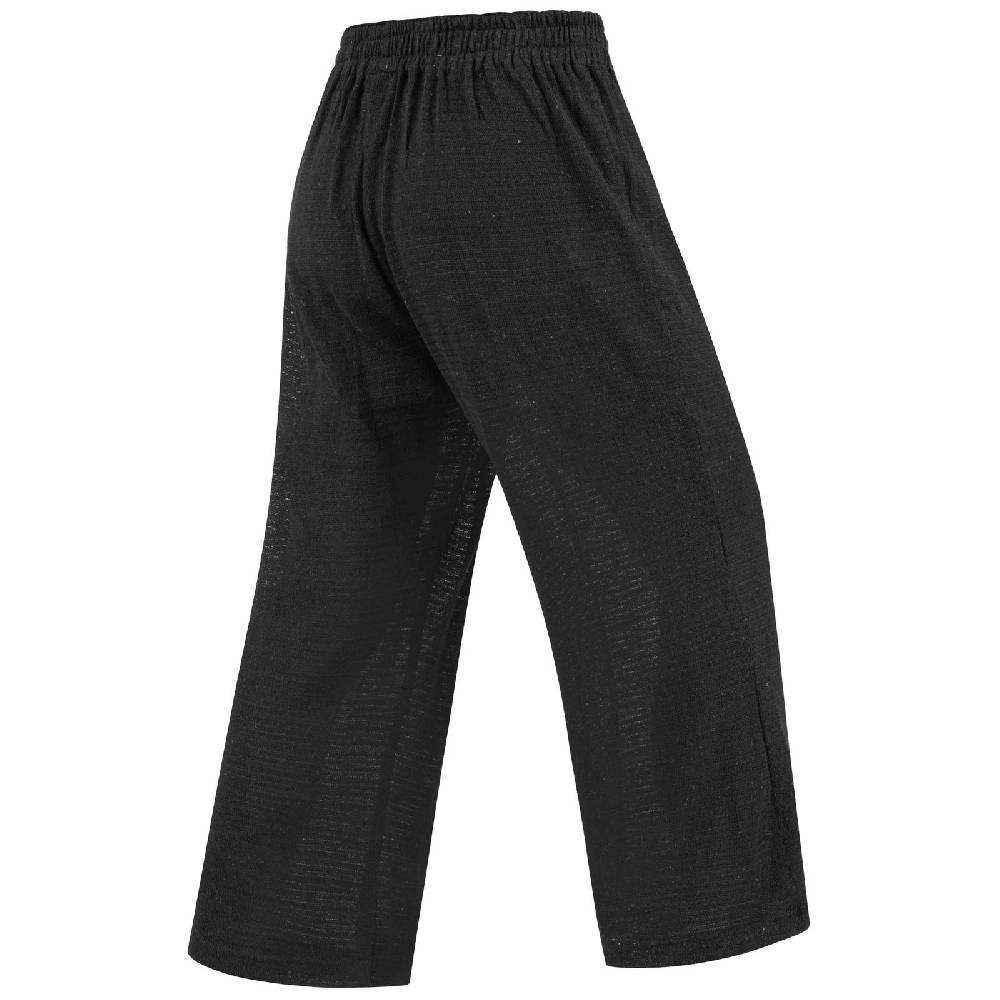 Kunst Und Magie Hose Psy Goa 70er Hippie Boho Ibiza Style Hippie Sommerhose Strick Schwarz JETZT KAUFEN