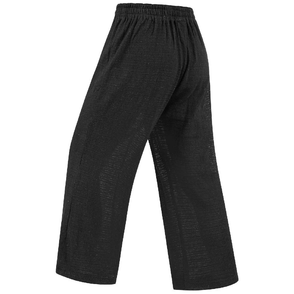 Kunst Und Magie Hose Psy Goa 70er Hippie Boho Ibiza Style Hippie Sommerhose Strick Schwarz JETZT KAUFEN