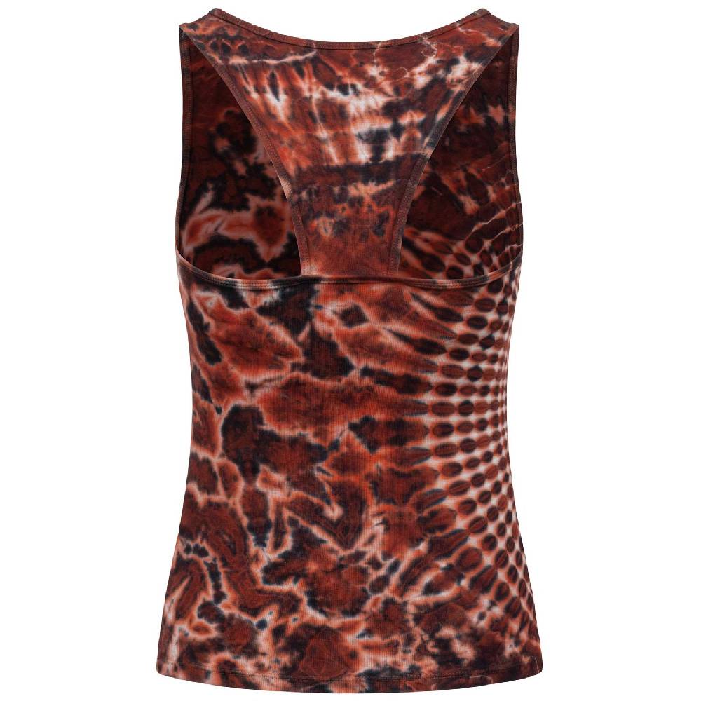 Kunst Und Magie Kunst und Magie Damen Top Atmungsaktive Tie Dye Batik Yoga Sport Top Letzter Tag