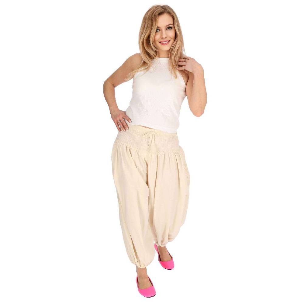 Kunst Und Magie Kunst und Magie Damen Hose Baumwoll Yoga Freizeit Haremshose Wellnesshose Pluderhose Ballonhose Sonderangebot der Fabrik