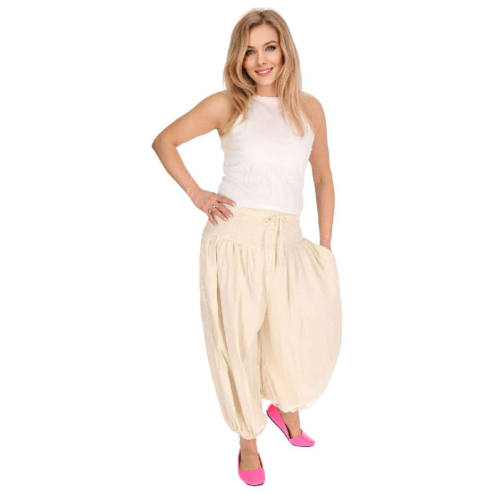 Kunst Und Magie Kunst und Magie Damen Hose Baumwoll Yoga Freizeit Haremshose Wellnesshose Pluderhose Ballonhose Sonderangebot der Fabrik