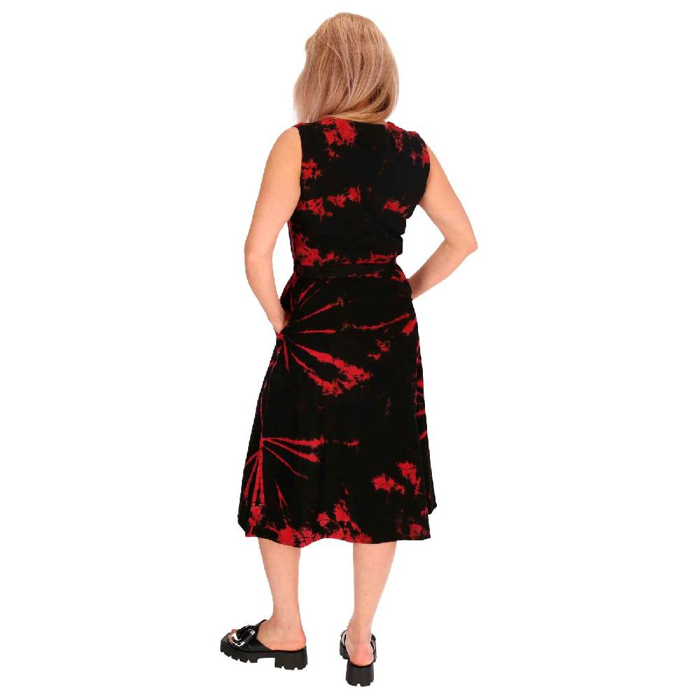 Kunst Und Magie Kleid Batik Sommerkleid Baumwoll Kleid Boho Ibiza Geköpft Hippie Tie Dye Nur noch ein Tag übrig