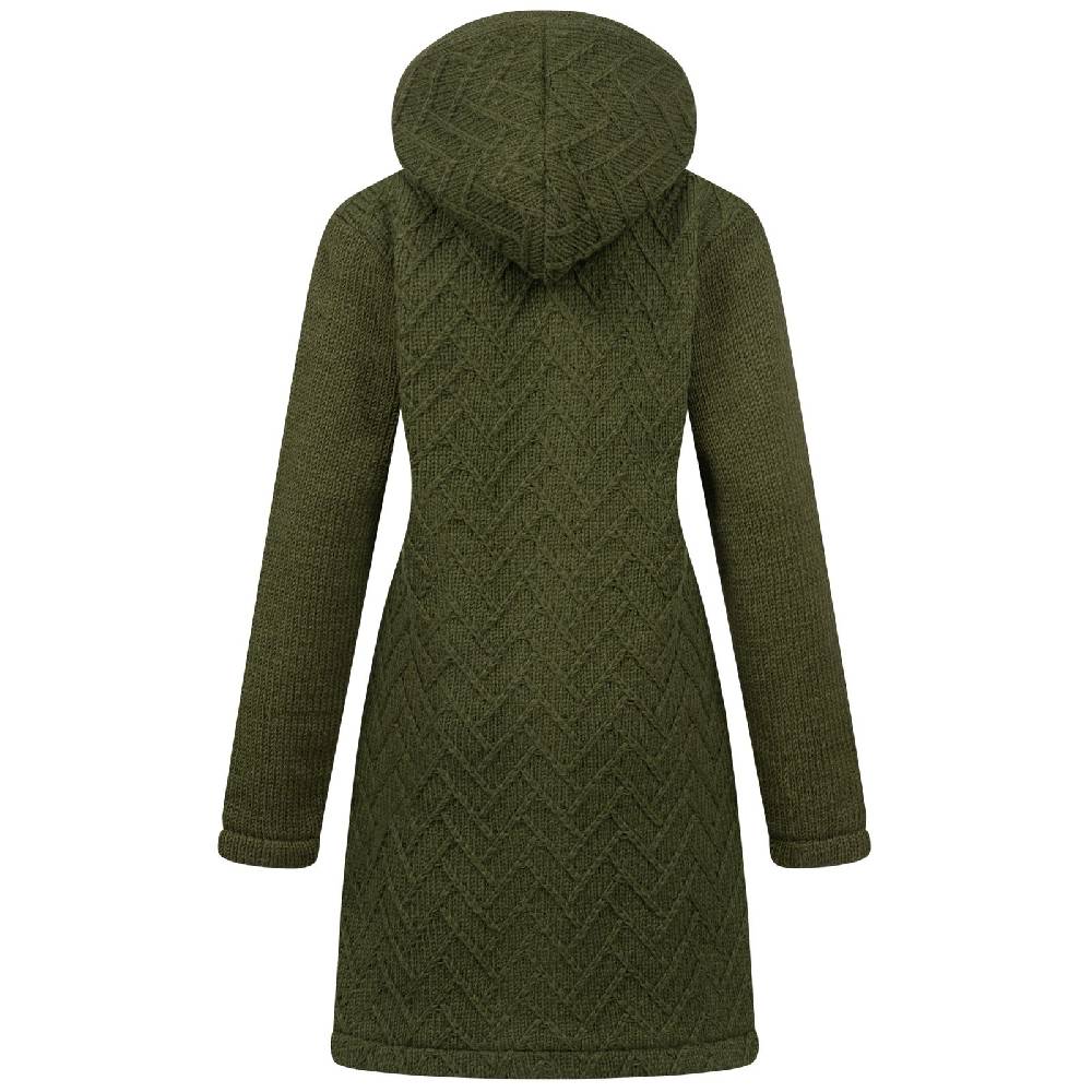 Kunst Und Magie Klassische Damen Strickjacke Kurzmantel Winter Mantel Wolle Jacke mit Fleecefutter und Kapuze 50% Rabatt für begrenzte Zeit