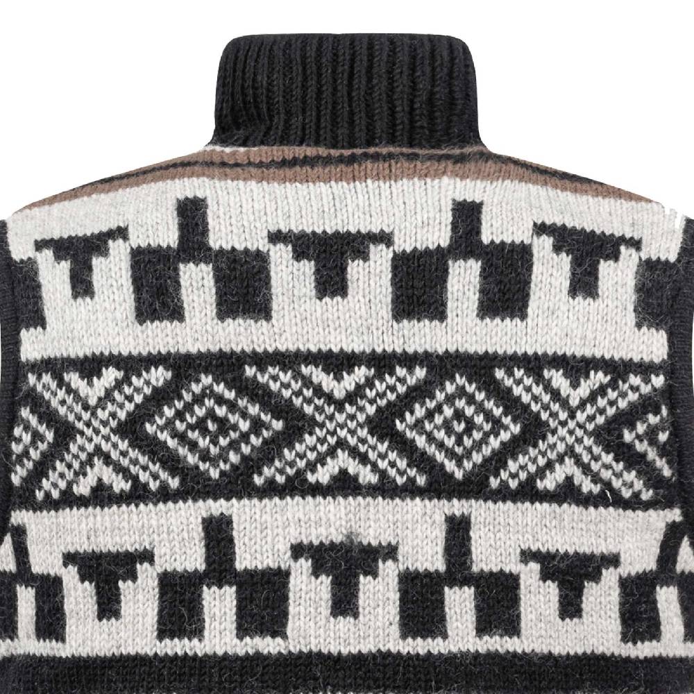 Kunst Und Magie Kunst und Magie Unisex Strickweste aus Wolle mit warmen Fleecefutter Fabrikpreis