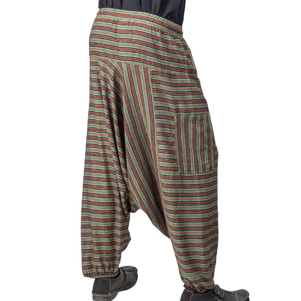 Kunst Und Magie Kunst und Magie Bunte Unisex Aladin Haremshose Wellnesshose Wohlfühl Hose Valentinstagsangebot