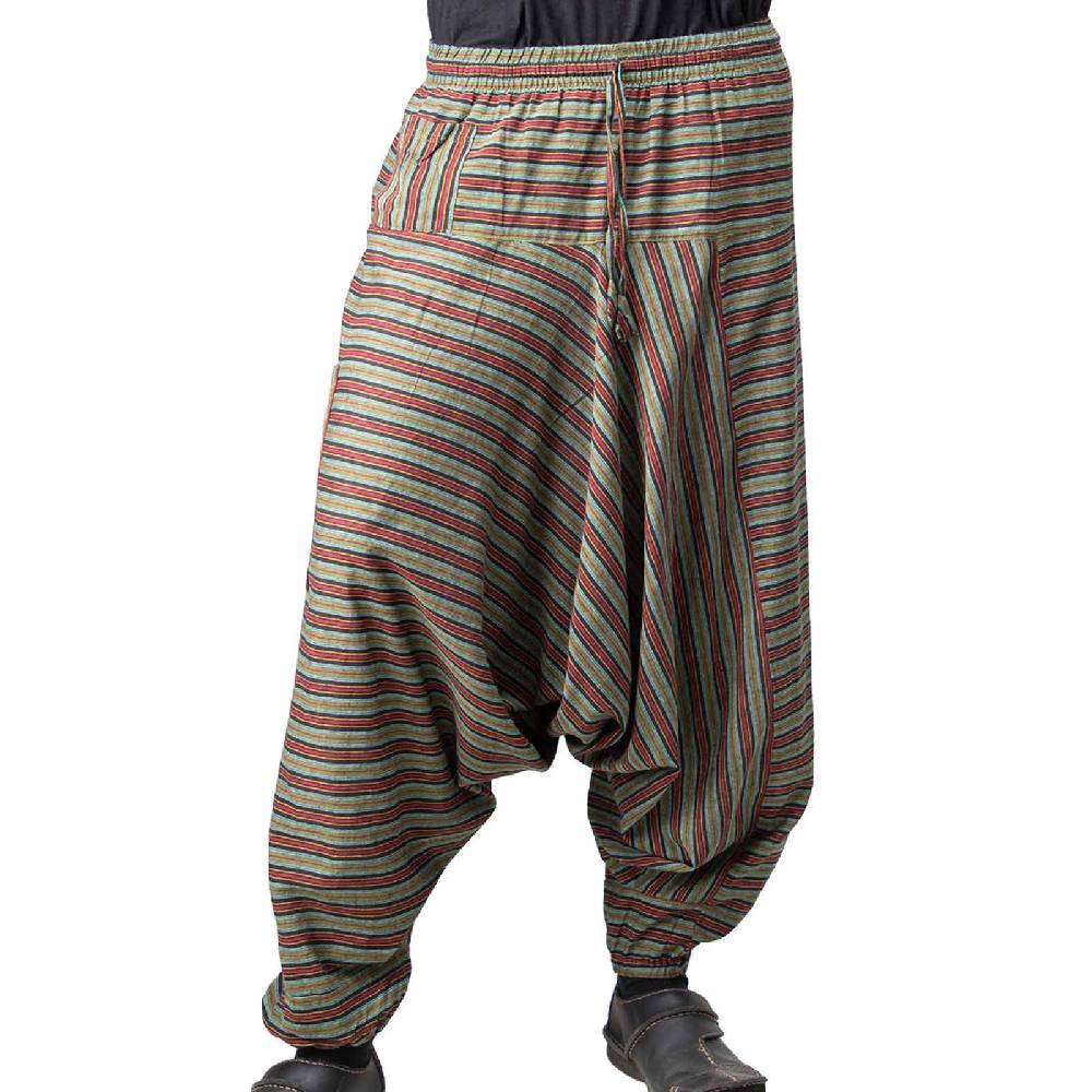 Kunst Und Magie Kunst und Magie Bunte Unisex Aladin Haremshose Wellnesshose Wohlfühl Hose Valentinstagsangebot