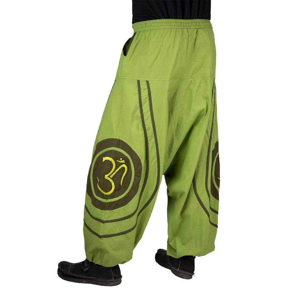 Kunst Und Magie Unisex Psy Baggy Pants Hippie Hose Goa Baumwoll Cargo Haremshose OM Jubiläumsangebot