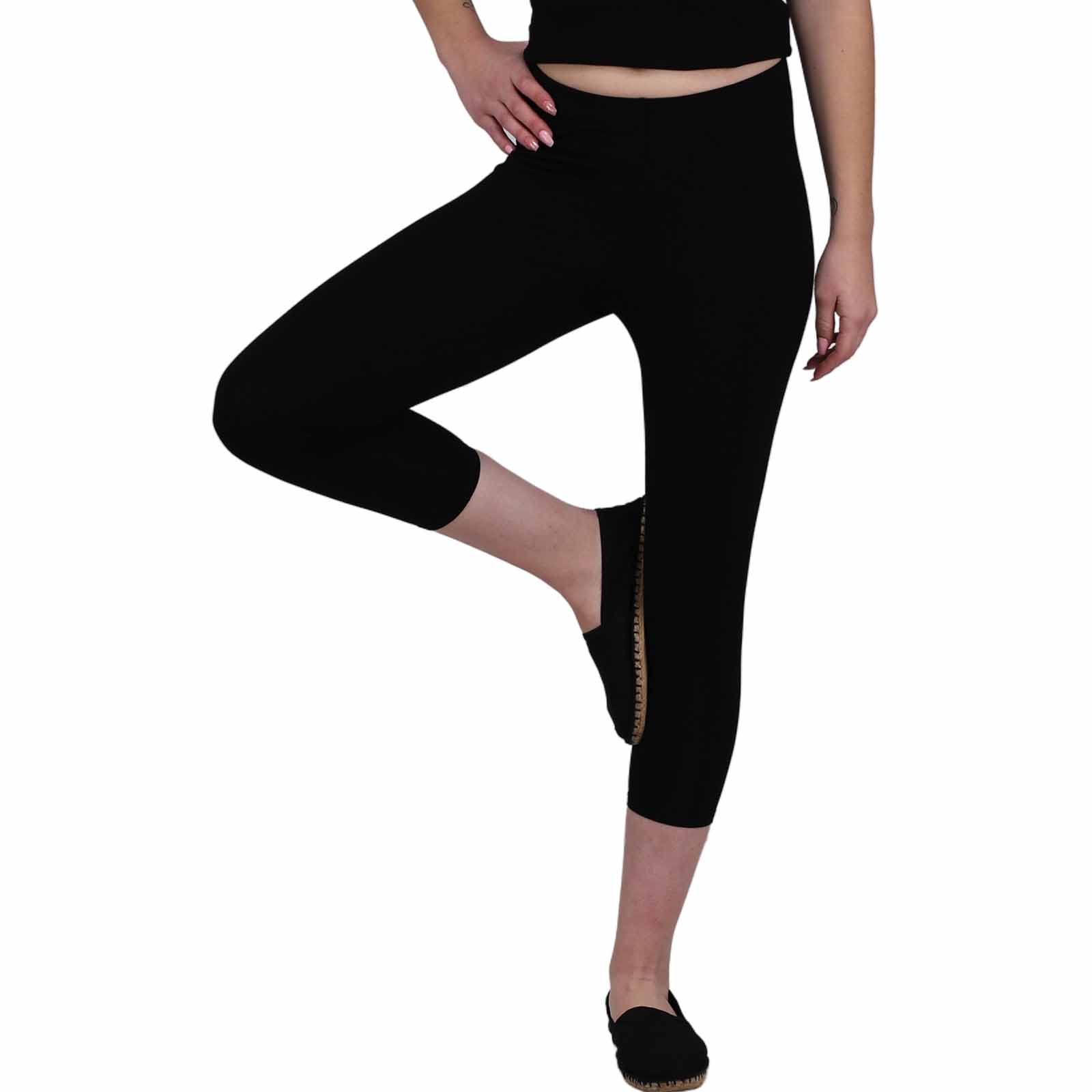 Kunst Und Magie Kunst und Magie Damen Yoga Leggings Atmungsaktive Wellnesshose Yogahose 3/4 Wochenangebot