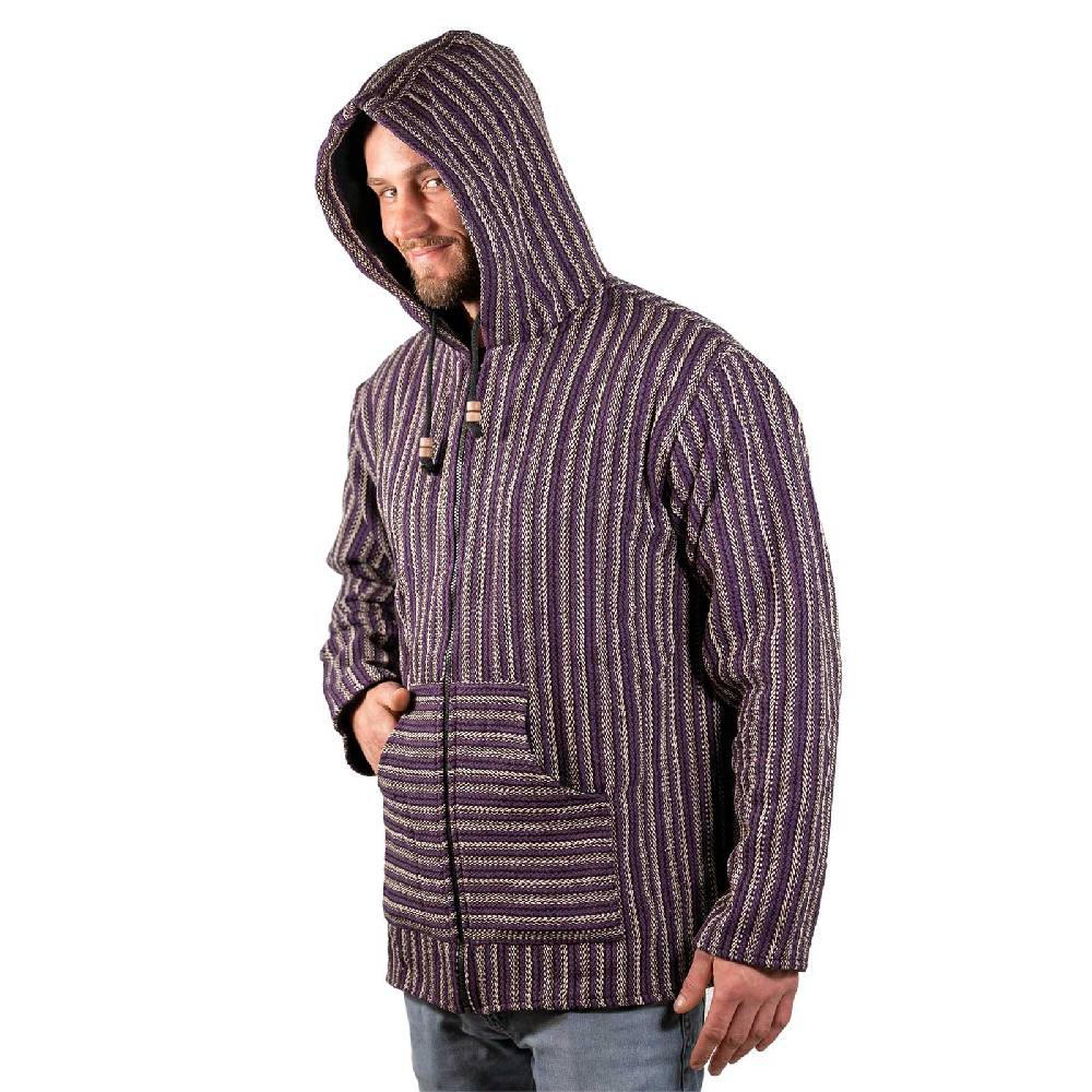 Kunst Und Magie Kapuzenjacke Kapu Hoodie mit Kapuze Goa Hippie Jacke Nepal Fair Hotsell