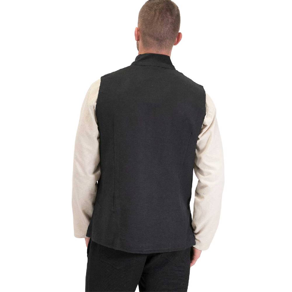 Kunst Und Magie Kunst und Magie Traditionelle Nepal Gilet Herren Hippie Weste im Angebot