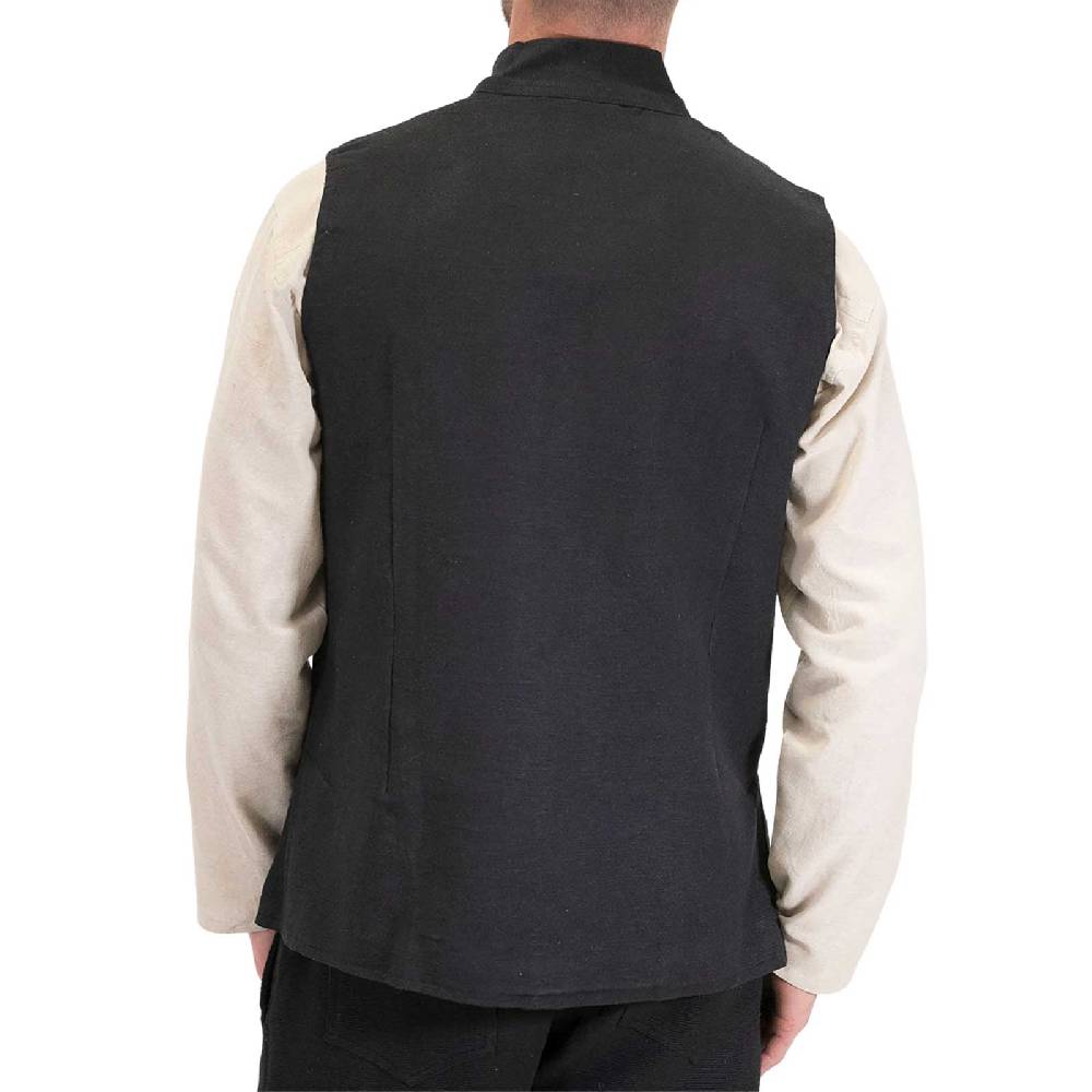 Kunst Und Magie Kunst und Magie Traditionelle Nepal Gilet Herren Hippie Weste im Angebot