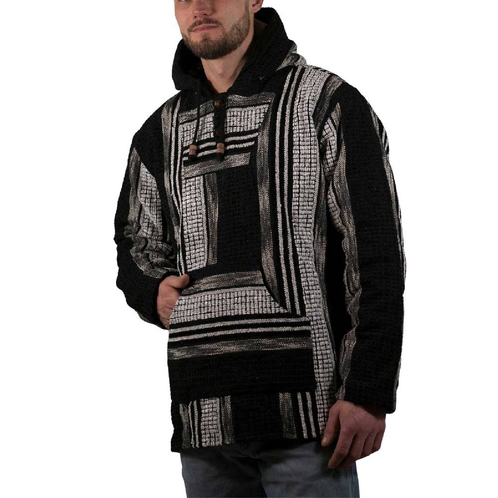 Kunst Und Magie Bunter Kapuzenpulli Kapu Baja Jerga Hoodie mit Kapuze und Kängurutaschen Hippie Goa Günstiger Verkauf