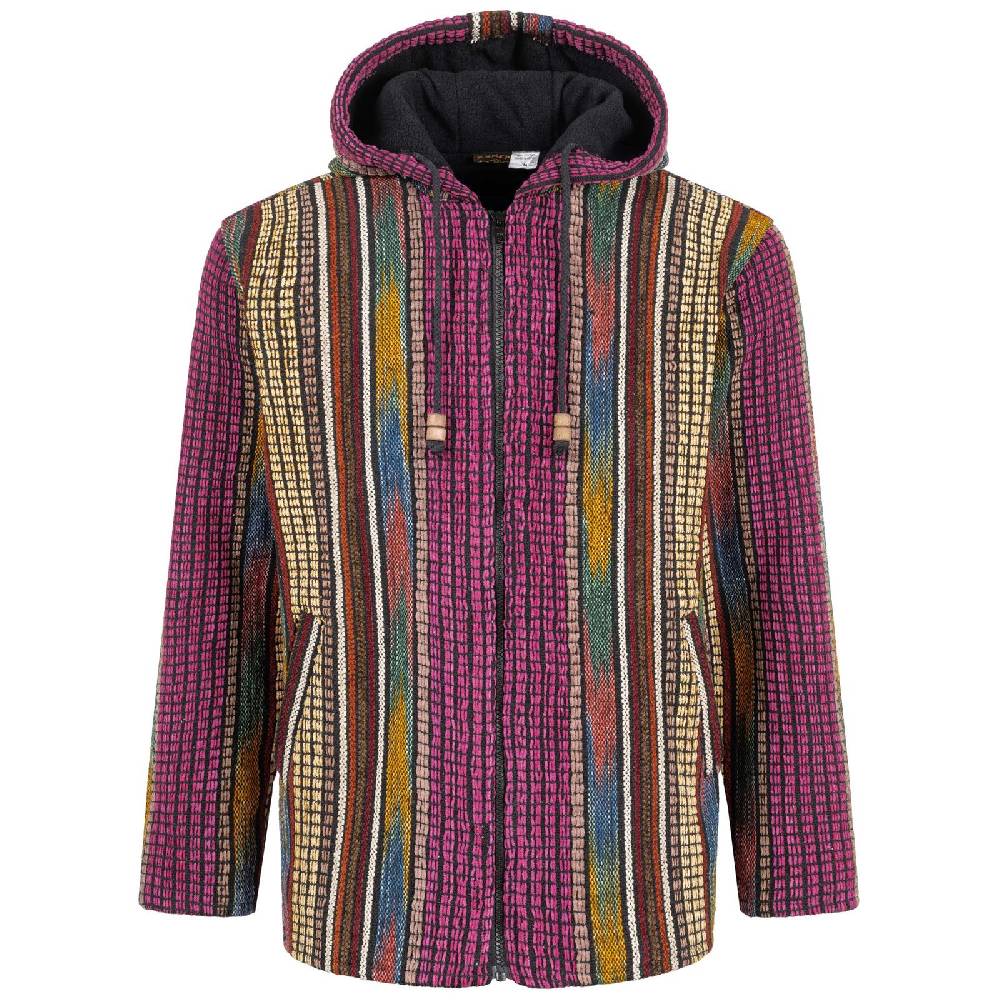 Kunst Und Magie Kapuzenjacke Kapu Hoodie mit Kapuze Goa Hippie Jacke Nepal Fair Fabrikverkauf