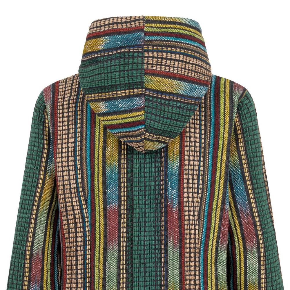 Kunst Und Magie Damen Kurzmantel Gheri Jacke mit Kapuze -Hippie Goa Boho Damen Mantel Fabrikpreis
