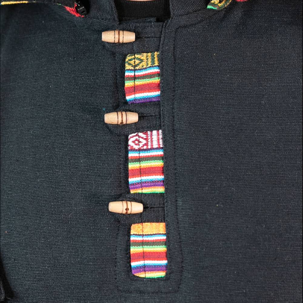 Kunst Und Magie Baja Hoodie Kapuzenpullover mit Fleecefutter und abnehmbarer Kapuze Sonderangebot