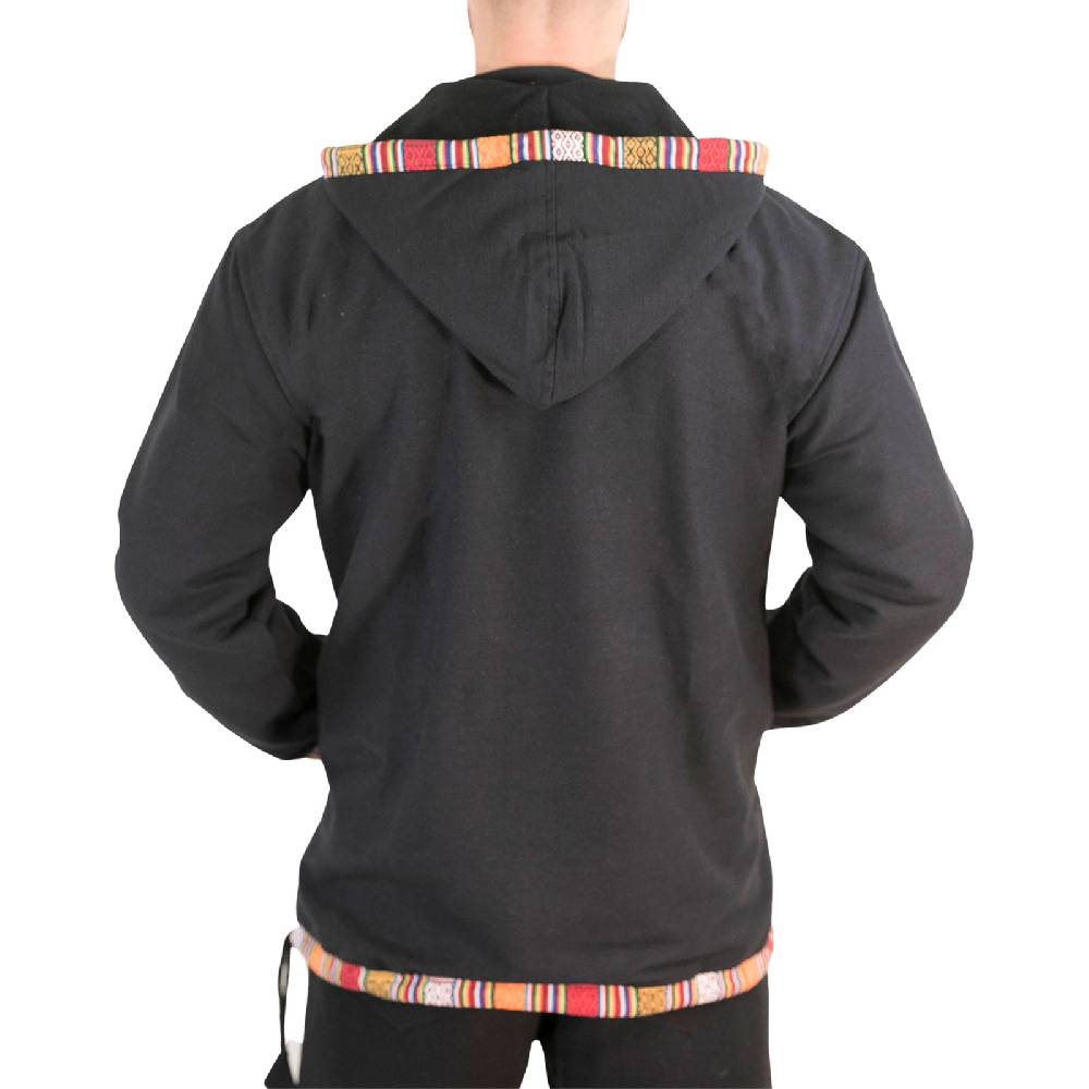 Kunst Und Magie Baja Hoodie Kapuzenpullover mit Fleecefutter und abnehmbarer Kapuze Sonderangebot