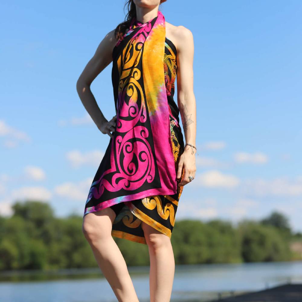 Kunst Und Magie Sarong Yogatuch Iggdrasil Weltenbaum Strandtuch Multifunktionstuch Dekotuch Tischdecke Wickelkleid Online Shopping