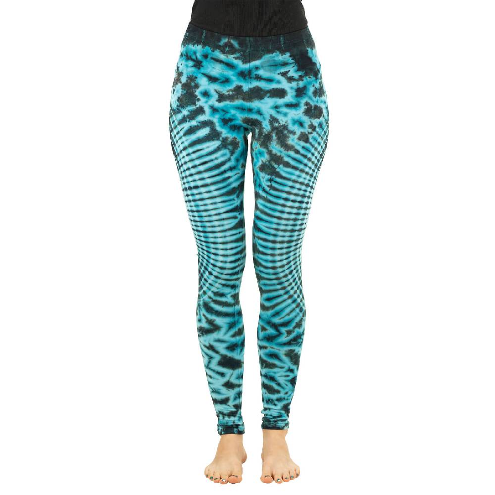 Kunst Und Magie Kunst und Magie Damen Yoga Leggings Atmungsaktive Tie Dye Batik Yogahose Cyber Monday