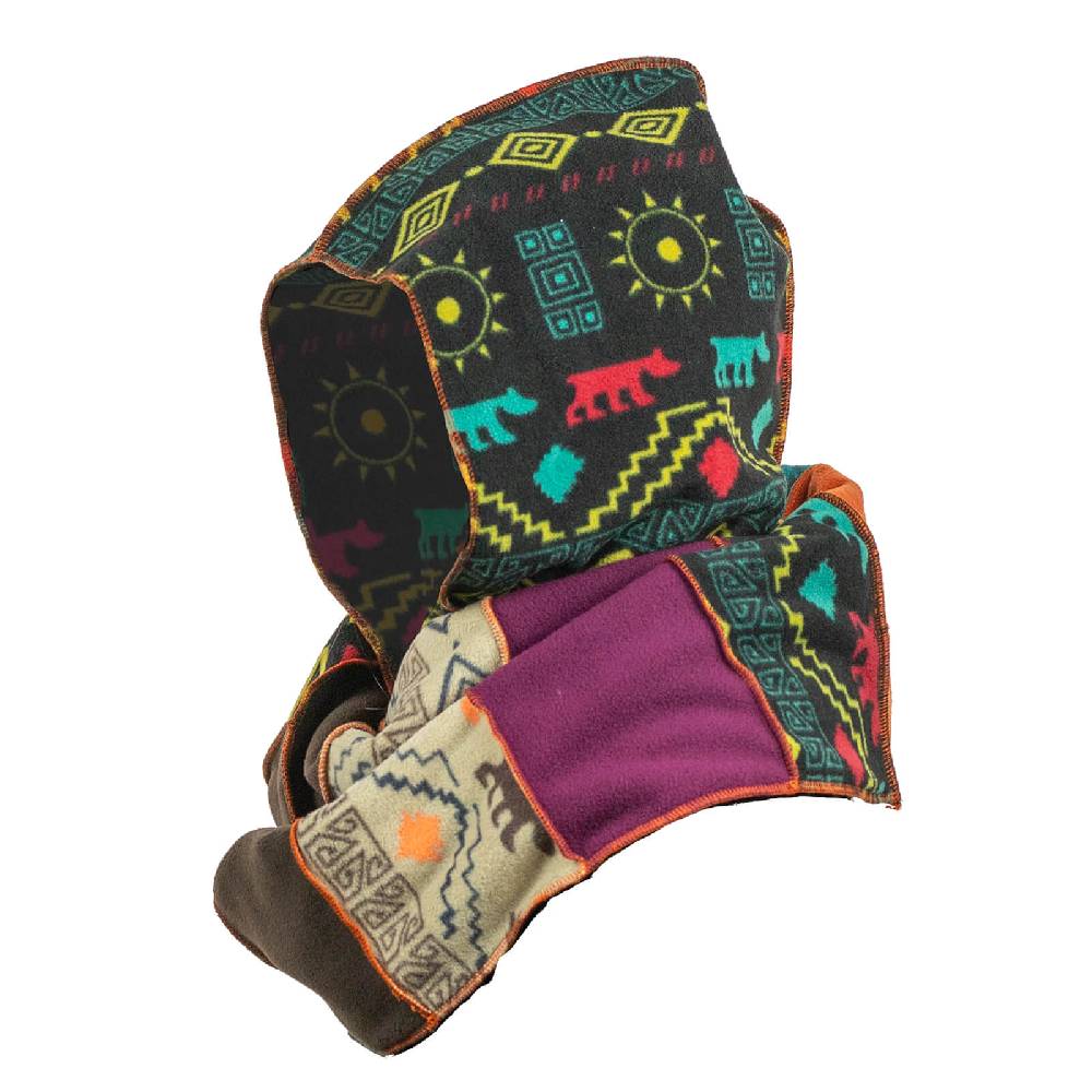 Kunst Und Magie Kunst und Magie Damen Kapuzenschal Schal Loop aus Fleece Osterangebot