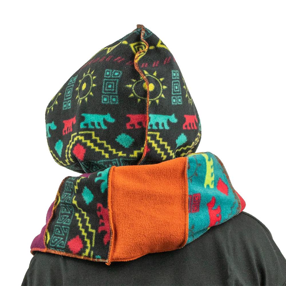 Kunst Und Magie Kunst und Magie Damen Kapuzenschal Schal Loop aus Fleece Osterangebot